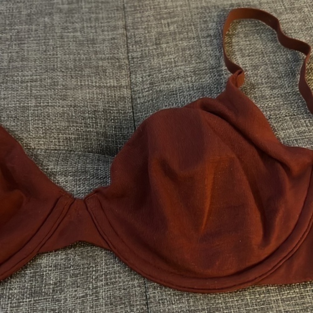 Skims Cotton Jersey Underwire Bra - Picture 3 of 10